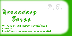 mercedesz boros business card